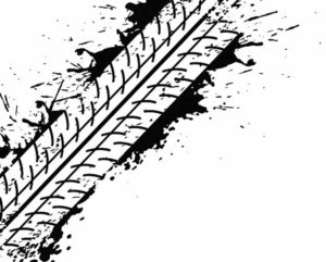 tire tracks graphic